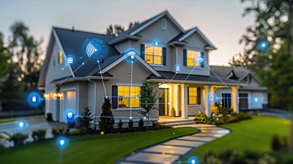 Key components of a smart home security system typically include: